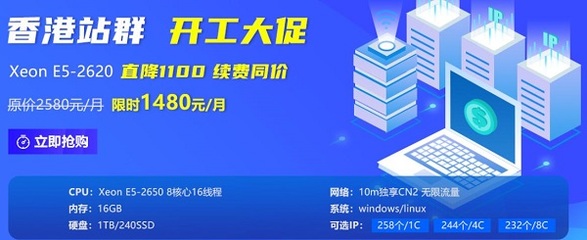 香港站群128IP服务器租用 打造高效稳定的网络业务基础